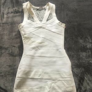 Stretta Carrie Lace Bandage Dress xs